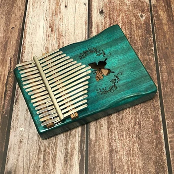 17Keys Mini Portable Wood Durable Funny Gift Toy Blue Acoustic Thumb Piano Kalimba Musical Instrument Butterfly Easy Apply 
17Keys Mini Portable Wood Durable Funny Gift Toy Blue Acoustic Thumb Piano Kalimba Musical Instrument Butterfly Easy Apply