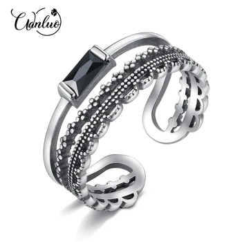 WANLUO Hiphop Style Genuine 925 Sterling Silver Open Rings For Women Retro Silver Stackable Finger Ring Engagement Fine Jewelry
WANLUO Hiphop Style Genuine 925 Sterling Silver Open Rings For Women Retro Silver Stackable Finger Ring Engagement Fine Jewelry