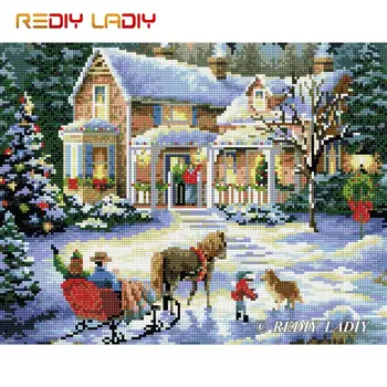 High Quality Diamond Painting Christmas Eve Full Round Diamond Embroidery Bead Cross Stitch Pixel Mosaic Pattern Home Decor
High Quality Diamond Painting Christmas Eve Full Round Diamond Embroidery Bead Cross Stitch Pixel Mosaic Pattern Home Decor