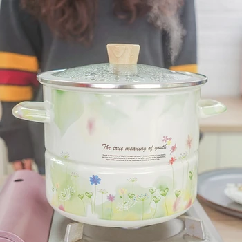 Thickened enamel cooking pot single layer porcelain enameled household gas electromagnetic cooker fish soup rice stew pan
Thickened enamel cooking pot single layer porcelain enameled household gas electromagnetic cooker fish soup rice stew pan