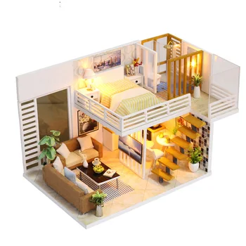 DIY LED Light Kit Miniature Assembling Toy Furniture Christmas Doll House Children Gift Wooden K-031
DIY LED Light Kit Miniature Assembling Toy Furniture Christmas Doll House Children Gift Wooden K-031