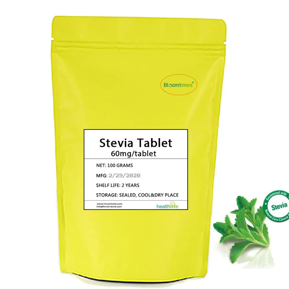 

Natural Instant Stevia Tablet 100g/lot (about 1660 tablet) Low Caloria Natural Sweeteners