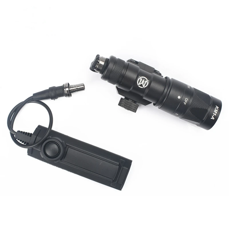 SEIGNEER Tactical Flashlight M300W With Dual Function Tape Switch Sofatir Scout Light Strobe M300 Airsoft Torches Weapon Lights
SEIGNEER Tactical Flashlight M300W With Dual Function Tape Switch Sofatir Scout Light Strobe M300 Airsoft Torches Weapon Lights