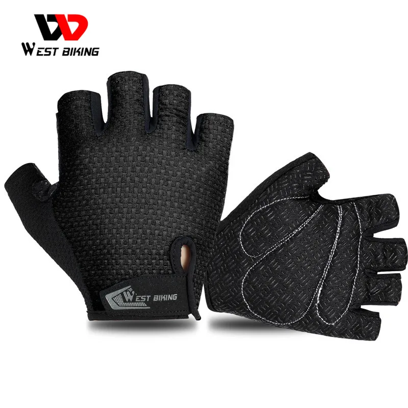 WEST BIKING Summer Cycling Gloves Men Breathable Half Finger Mittens Anti Slip Pad MTB Mountain Road Bike Sports Gloves Women
WEST BIKING Summer Cycling Gloves Men Breathable Half Finger Mittens Anti Slip Pad MTB Mountain Road Bike Sports Gloves Women