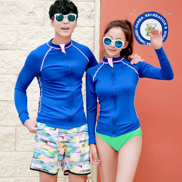 Korean-style Jellyfish Clothing Women's Split Type Long-sleeved Swimsuit Men's Zipper qing lv yi Long Legs Snorkeling Sun-resist
Korean-style Jellyfish Clothing Women's Split Type Long-sleeved Swimsuit Men's Zipper qing lv yi Long Legs Snorkeling Sun-resist