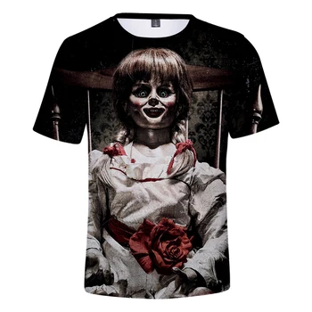 3D Horror movie Annabelle T-Shirt Men Women Short Slevee T shirt Annabelle 3D Print Summer Tees shirt Fashion Hip Hop cool Tops
3D Horror movie Annabelle T-Shirt Men Women Short Slevee T shirt Annabelle 3D Print Summer Tees shirt Fashion Hip Hop cool Tops