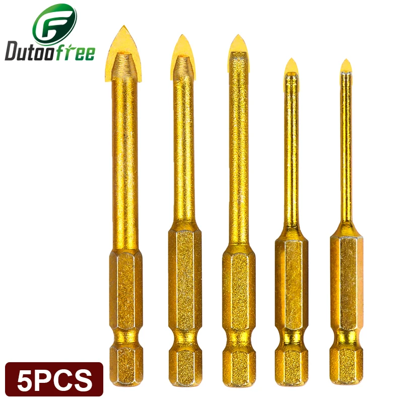 5PCS Glass Drill Bit Set Carbide Tip For Masonry Tile Wood Metal Drilling Carbide Tip Fits Impact Rotary Tool Accessories
5PCS Glass Drill Bit Set Carbide Tip For Masonry Tile Wood Metal Drilling Carbide Tip Fits Impact Rotary Tool Accessories
