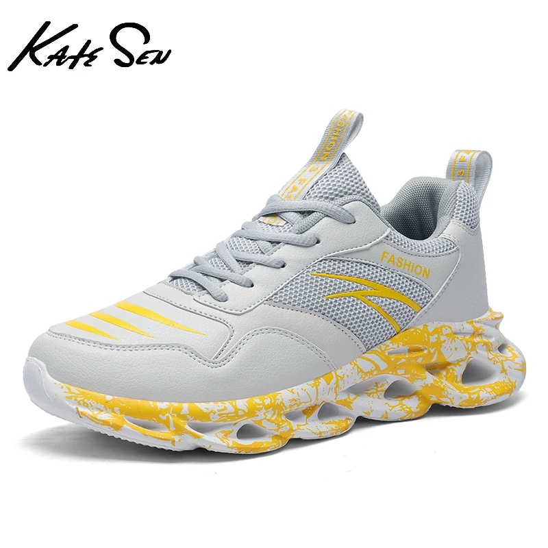 2020 Men's Trend Lightweight Blade Running Sneakers Fitness Comfortable Soft Cushioning Athletic Training Footwear Sports Shoes
2020 Men's Trend Lightweight Blade Running Sneakers Fitness Comfortable Soft Cushioning Athletic Training Footwear Sports Shoes