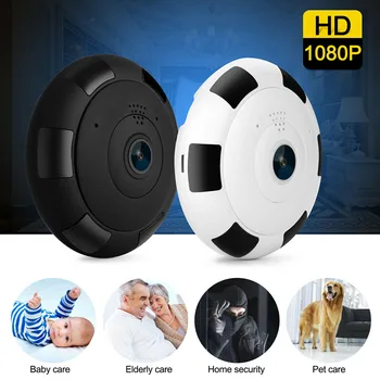 Smart WiFi Web video camera Mini 360° Panoramic Wireless Wifi IP Fisheye Camera Two Way Audio Home Security Camera iCsee Motion
Smart WiFi Web video camera Mini 360° Panoramic Wireless Wifi IP Fisheye Camera Two Way Audio Home Security Camera iCsee Motion