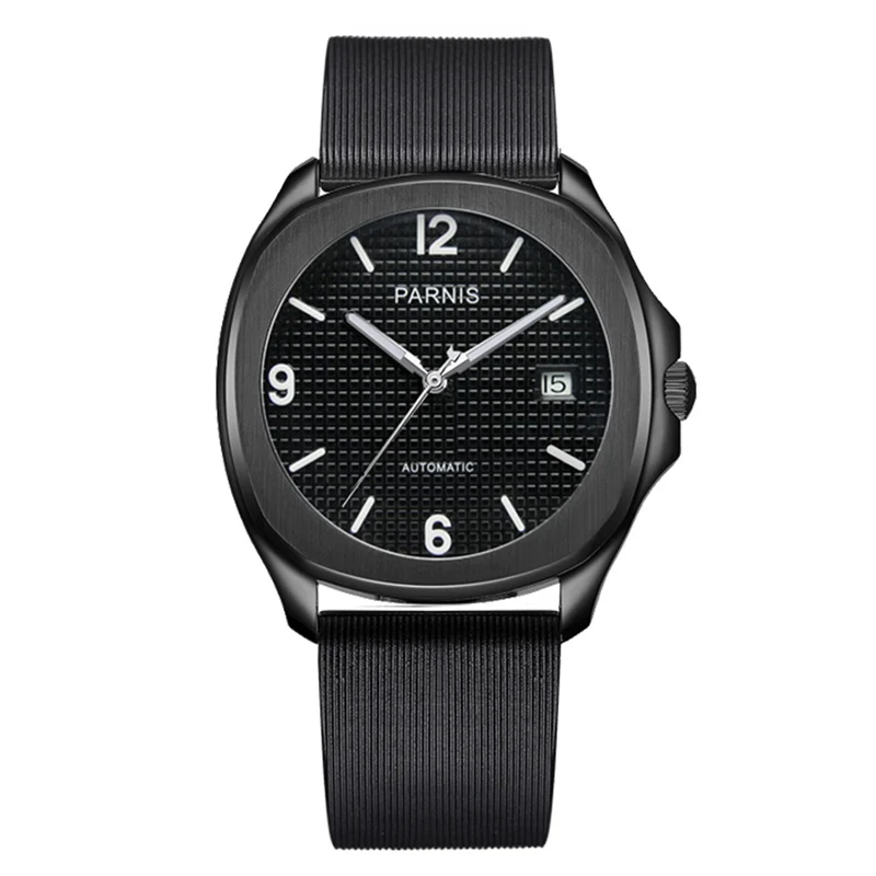

Parnis Automatic Watch Minimalist Watch Men Wrist Watch 2019 Miyota Sapphire Crystal Mechanical Watches relogio masculino Gift