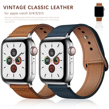 Vintage genuine leather strap for appel watch 5 band series 3 38mm 42mm 44mm 40mm correa for iwatch 4 2 1 business bracelet
Vintage genuine leather strap for appel watch 5 band series 3 38mm 42mm 44mm 40mm correa for iwatch 4 2 1 business bracelet