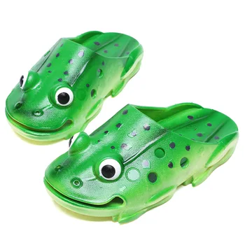 Frog Shape Summer Unisex Slippers Funny Creative Gift Parent-kid Shoes Children Slippers Boys Girls Flats Sandals Indoor Outdoor
Frog Shape Summer Unisex Slippers Funny Creative Gift Parent-kid Shoes Children Slippers Boys Girls Flats Sandals Indoor Outdoor