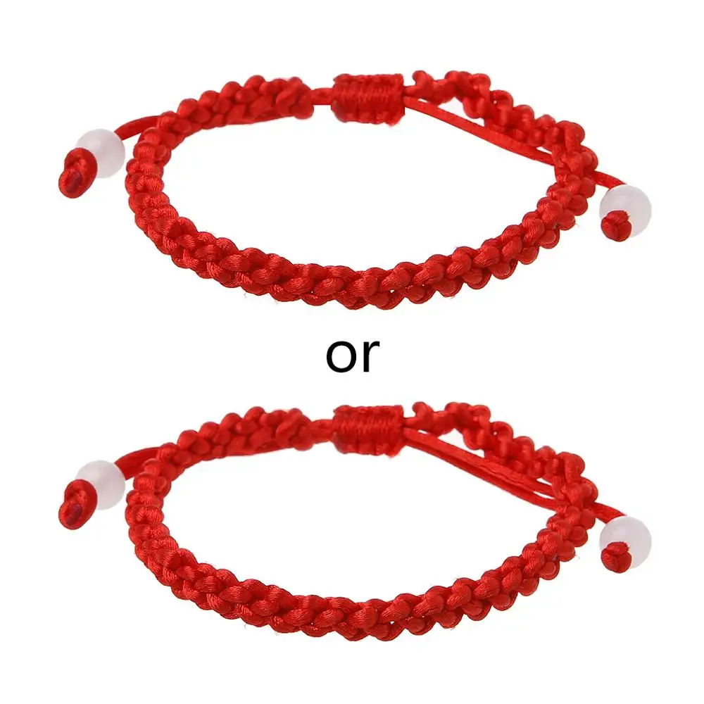 Fashion Red Thread String Handmade Lucky Red String Braided Bracelet Lucky Red Rope Bracelet for Women Men Jewelry Lover Couple
Fashion Red Thread String Handmade Lucky Red String Braided Bracelet Lucky Red Rope Bracelet for Women Men Jewelry Lover Couple