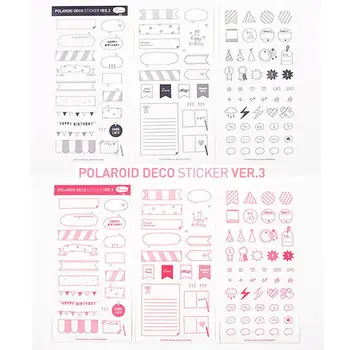 6pcs/Set polaroid Deco Sticker Photo Label Multifunction Sticker Message Decoration Dialog Post Sign Fashion Label K4Q4
6pcs/Set polaroid Deco Sticker Photo Label Multifunction Sticker Message Decoration Dialog Post Sign Fashion Label K4Q4