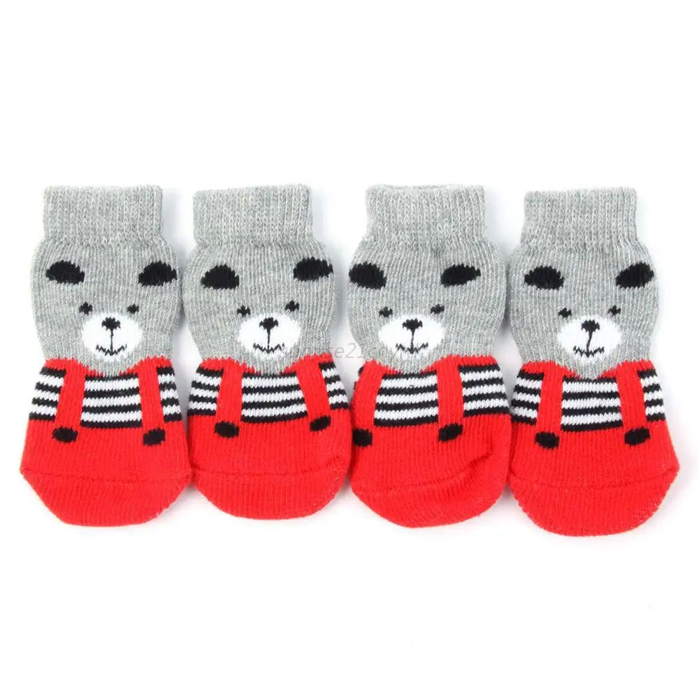 Pet Small Dog Soft Socks Winter Warm Anti-slip Cotton Knit Socks Skid Bottom 4 Pcs
Pet Small Dog Soft Socks Winter Warm Anti-slip Cotton Knit Socks Skid Bottom 4 Pcs