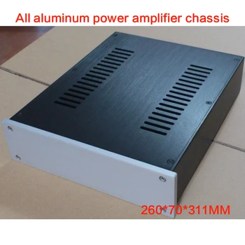 All-aluminum Power Amplifier Chassis 2607 Preamp Case DAC Shell Amp Box Amplifier Enclosure Audio House 260*70*311MM
All-aluminum Power Amplifier Chassis 2607 Preamp Case DAC Shell Amp Box Amplifier Enclosure Audio House 260*70*311MM