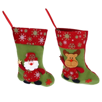 2pcs Xmas Stocking High Quality Sturdy Prime Durable Gift Stocking Christmas Socks Pendant Stocking for Xmas Tree
2pcs Xmas Stocking High Quality Sturdy Prime Durable Gift Stocking Christmas Socks Pendant Stocking for Xmas Tree