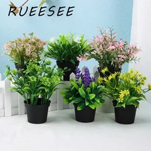 6pcs Artificial Flowers Potted Lavender Eucalyptus Plants Greenery in Pots Faux Houseplant for Home Decoration Green Bonsai
6pcs Artificial Flowers Potted Lavender Eucalyptus Plants Greenery in Pots Faux Houseplant for Home Decoration Green Bonsai