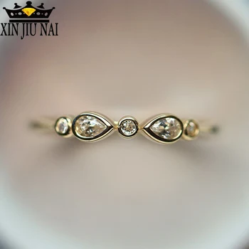 Best selling female jewelry for wedding and birthday gifts. 18K Gold Exquisite Elegant Ring With Zircon Drops Wholesale Bulk
Best selling female jewelry for wedding and birthday gifts. 18K Gold Exquisite Elegant Ring With Zircon Drops Wholesale Bulk