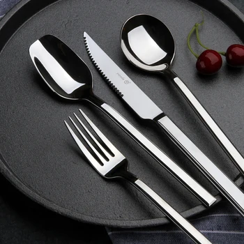 German Cutlery Set Stainless Steel Classic Silver Tableware Reusable Spoons And Forks Couverts De Table Kitchen Decor BD50CJ
German Cutlery Set Stainless Steel Classic Silver Tableware Reusable Spoons And Forks Couverts De Table Kitchen Decor BD50CJ