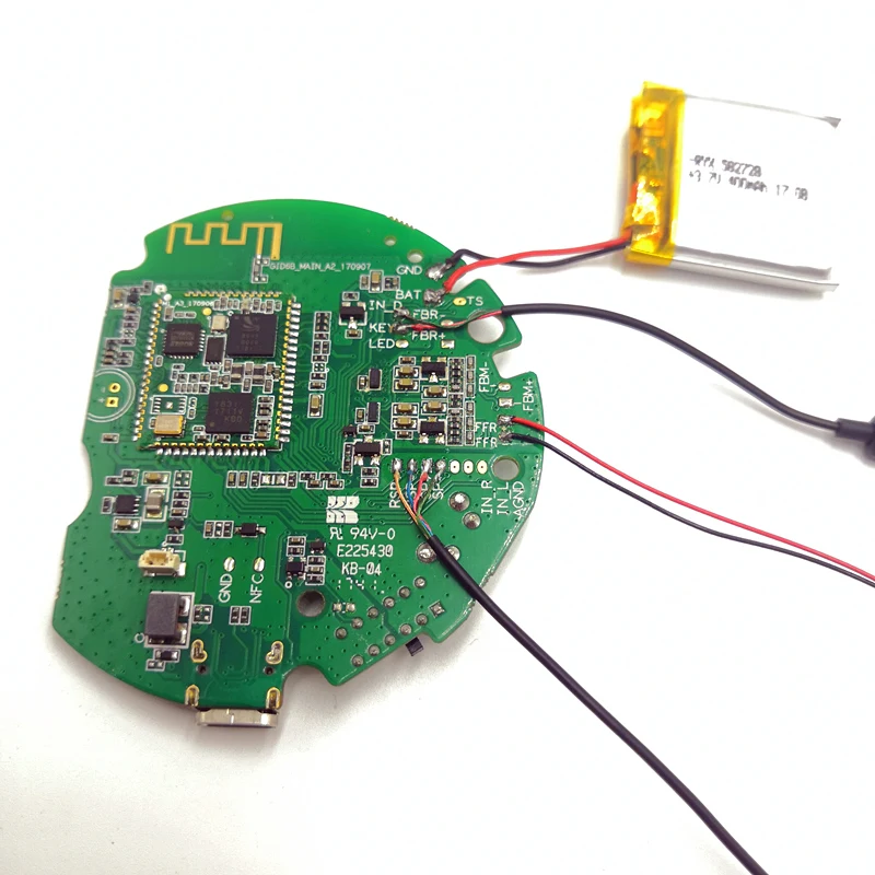 Bluetooth Headset Motherboard CSR8645 Bluetooth Module 5.0 Supports NFC