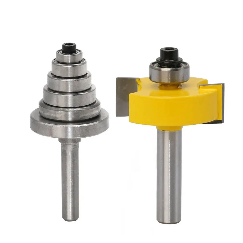 3pcs 8MM Shank Rabbet Router Bit with Bearings Set Woodworking Milling Cutter Tenon Cutter for Woodworking Tools
3pcs 8MM Shank Rabbet Router Bit with Bearings Set Woodworking Milling Cutter Tenon Cutter for Woodworking Tools