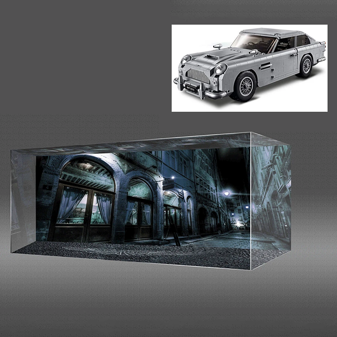 Building Block Acrylic Dustproof Display Box Show Box for 007 Bond Car Aston Martin D85 10262(Display Box Only, No Kit)-2 Lights
Building Block Acrylic Dustproof Display Box Show Box for 007 Bond Car Aston Martin D85 10262(Display Box Only, No Kit)-2 Lights