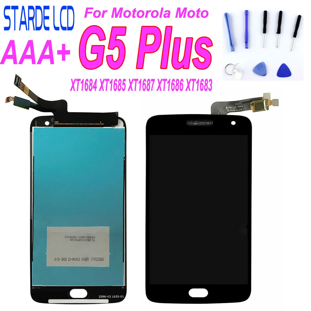 AAA+ 100% Tested LCD For Motorola Moto G5 Plus XT1684 XT1685 XT1687 XT1686 XT1683 LCD Display Touch Screen Digitizer Assembly
AAA+ 100% Tested LCD For Motorola Moto G5 Plus XT1684 XT1685 XT1687 XT1686 XT1683 LCD Display Touch Screen Digitizer Assembly