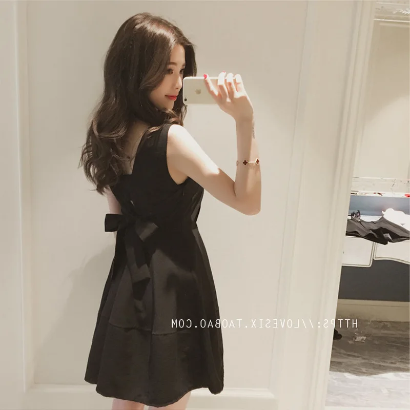 Slimming Summer New Style Korean-style CHIC GIRL'S Dress Students Backless Bow Dress
Slimming Summer New Style Korean-style CHIC GIRL'S Dress Students Backless Bow Dress