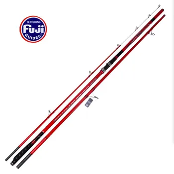4.25M-4.5M full FUJI high carbon SURF ROD 3 sections Distance throwing rod Embedded fishing rod CR/KW rings lure fishing rod
4.25M-4.5M full FUJI high carbon SURF ROD 3 sections Distance throwing rod Embedded fishing rod CR/KW rings lure fishing rod