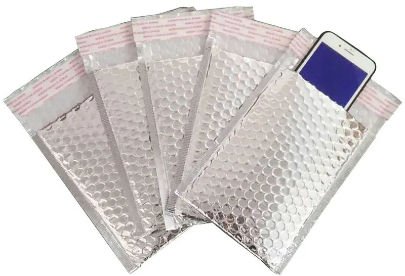 50pcs/lot Silver Foil Bubble Bags Waterproof Mailers Padded Shipping Envelope Packaging Shipping Shockproof Bubble Bags
50pcs/lot Silver Foil Bubble Bags Waterproof Mailers Padded Shipping Envelope Packaging Shipping Shockproof Bubble Bags