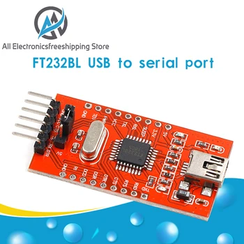 FT232BL FTDI USB 3.3V 5.5V to TTL Serial Adapter Module USB Mini Port USB to TTL module FT232RL improvement
FT232BL FTDI USB 3.3V 5.5V to TTL Serial Adapter Module USB Mini Port USB to TTL module FT232RL improvement