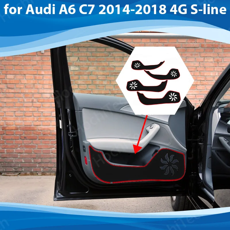 Protection Carpet Door Inside Guard Side edge cover Car Door Anti Kick Pad Sticker for Audi A6 C7 2014-18 4G S-line Accessories
Protection Carpet Door Inside Guard Side edge cover Car Door Anti Kick Pad Sticker for Audi A6 C7 2014-18 4G S-line Accessories