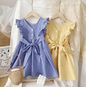 2020 Summer New Children Baby Plaids Back Bow Dresses , Girls Princess Sweet Clothes 6 Pieces/lot Wholesale
2020 Summer New Children Baby Plaids Back Bow Dresses , Girls Princess Sweet Clothes 6 Pieces/lot Wholesale