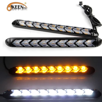 2Pcs Universal Car Led DRL Sillicone Shell Flowing Daytime Running Light Waterproof LED Daylight Yellow Turn Signal Headlamp
2Pcs Universal Car Led DRL Sillicone Shell Flowing Daytime Running Light Waterproof LED Daylight Yellow Turn Signal Headlamp
