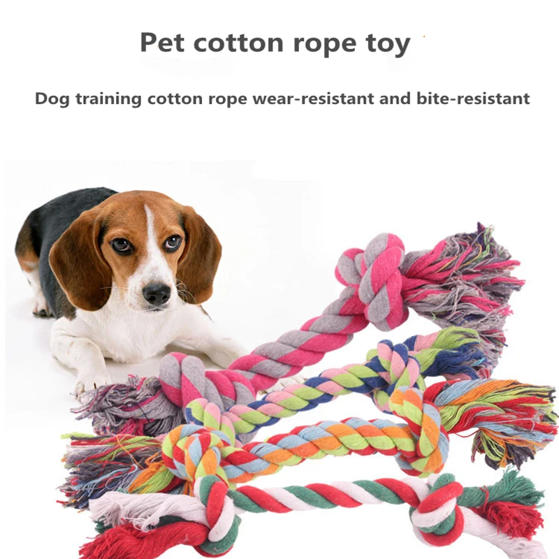 Pet Supplies Double Knot Cotton Rope Environmental Protection Wear-resistant Bite Resistant Strong Chewing Teeth Dog Toy 2020
Pet Supplies Double Knot Cotton Rope Environmental Protection Wear-resistant Bite Resistant Strong Chewing Teeth Dog Toy 2020