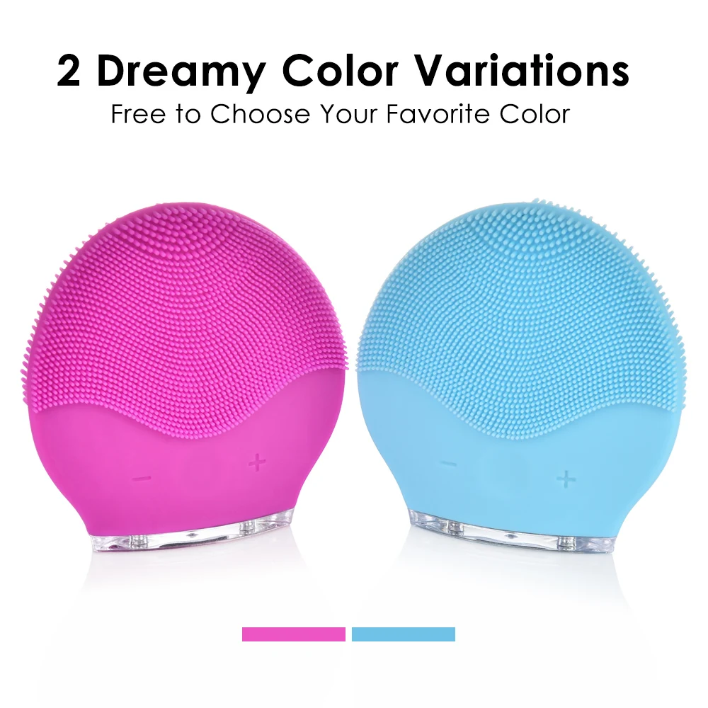 Electric Face Cleanser Silicone Face Cleansing Brush Electric Facial Cleanser Cleansing Skin Deep Washing Massage Brush
Electric Face Cleanser Silicone Face Cleansing Brush Electric Facial Cleanser Cleansing Skin Deep Washing Massage Brush