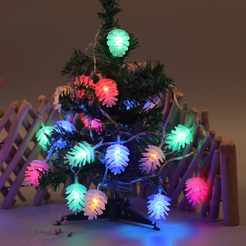 10/20/40/80 LED Fir cone LED Light String Garlands Battery Powered Christmas Lamp Holiday Party Wedding Decorative Fairy Lights
10/20/40/80 LED Fir cone LED Light String Garlands Battery Powered Christmas Lamp Holiday Party Wedding Decorative Fairy Lights