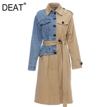 DEAT 2020 Autumn And Winter New Products Fashion Stitching Lapels In The Long Section Of The Old Split Trench Coat PA201
DEAT 2020 Autumn And Winter New Products Fashion Stitching Lapels In The Long Section Of The Old Split Trench Coat PA201