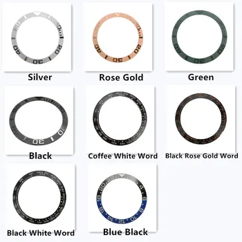 38mm/38.5mm Ceramic Watch Bezel Insert For Mens Watch Face Multiple Styles Inner Diameter 30.7mm Watches Replace Accessories 
38mm/38.5mm Ceramic Watch Bezel Insert For Mens Watch Face Multiple Styles Inner Diameter 30.7mm Watches Replace Accessories