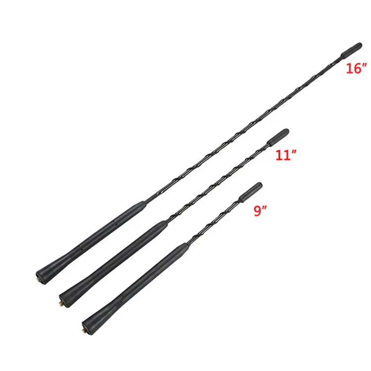 9/11/16 Inch Universal Car Roof Mast Whip Stereo Radio FM/AM Signal Aerial Amplified Antenna For BMW Benz Mazda Audi Toyota
9/11/16 Inch Universal Car Roof Mast Whip Stereo Radio FM/AM Signal Aerial Amplified Antenna For BMW Benz Mazda Audi Toyota
