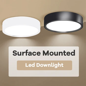 220V 10/15/25W 110V for Home Surface Mounted Led Downlight Led Spot Light Round Downlights Spot Led Encastrable Lighting Fixture
220V 10/15/25W 110V for Home Surface Mounted Led Downlight Led Spot Light Round Downlights Spot Led Encastrable Lighting Fixture