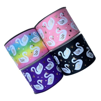 BOCA 75MM Flamingo ink with gold foil on Solid Grosgrain Ribbon 100 Yards/roll ,many color for choose
BOCA 75MM Flamingo ink with gold foil on Solid Grosgrain Ribbon 100 Yards/roll ,many color for choose