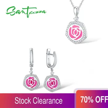 Santuzza Silver Jewelry Set Colorful Enamel Earrings Pendent Necklace 925 Sterling Silver Women Fashion Jewelry Set HANDMADE
Santuzza Silver Jewelry Set Colorful Enamel Earrings Pendent Necklace 925 Sterling Silver Women Fashion Jewelry Set HANDMADE