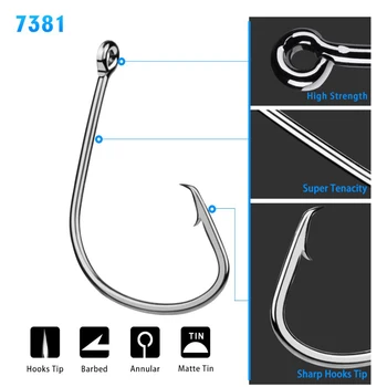 10pcs Fishhook fishing hook For Carp Fishing lure Barbed Fishhooks High-carbon Steel Bait holder Jig Fishing Hooks Accessories
10pcs Fishhook fishing hook For Carp Fishing lure Barbed Fishhooks High-carbon Steel Bait holder Jig Fishing Hooks Accessories