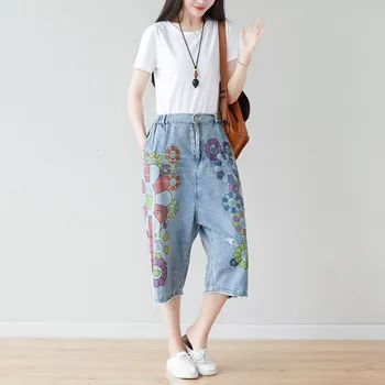Fashion 2020 vintage denim oversized, loose, cartoonish cropped trousers with ripped holes and skinny legs
Fashion 2020 vintage denim oversized, loose, cartoonish cropped trousers with ripped holes and skinny legs