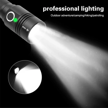 XHP50 LED Flashlight Bike Light Bicycle Lamp Hunting Rading Torch Rechargeable USB Zoom 5 Mode Use 18650
XHP50 LED Flashlight Bike Light Bicycle Lamp Hunting Rading Torch Rechargeable USB Zoom 5 Mode Use 18650