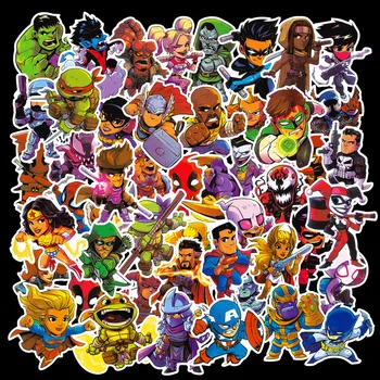 50 Pcs Cartoon Cute Super Hero Stickers for MARVEL Decals to DIY Laptop Guitar Luggage Bicycle Graffiti Waterproof JDM Stickers 
50 Pcs Cartoon Cute Super Hero Stickers for MARVEL Decals to DIY Laptop Guitar Luggage Bicycle Graffiti Waterproof JDM Stickers