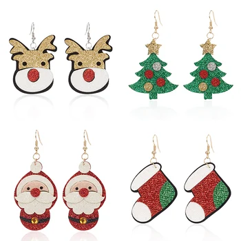 Rinhoo 1Pair Xmas Santa Claus Elk Gift Box Shape Felt Cloth Drop Earring For Women's Fashion Christmas Jewelry Gift
Rinhoo 1Pair Xmas Santa Claus Elk Gift Box Shape Felt Cloth Drop Earring For Women's Fashion Christmas Jewelry Gift