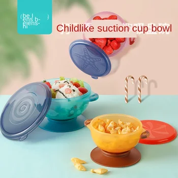 Baby Sucker Bowl Three-piece Set 0-1-3-Year-Old Infant Dietary Supplement Tableware bao bao wan Crystal Suction Bowl and Dish
Baby Sucker Bowl Three-piece Set 0-1-3-Year-Old Infant Dietary Supplement Tableware bao bao wan Crystal Suction Bowl and Dish